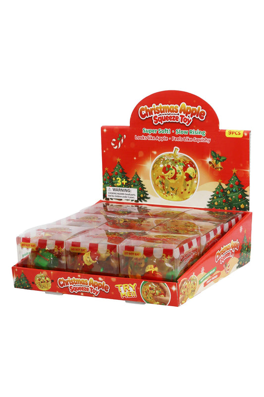 Christmas Apple Coconut Oil Jelly Zero Rebound Squishy: AS SHOWN / ONE SIZE