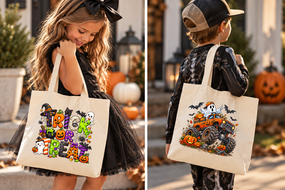 Halloween Alphabet "Trick or Treat", Halloween Monster Truck design