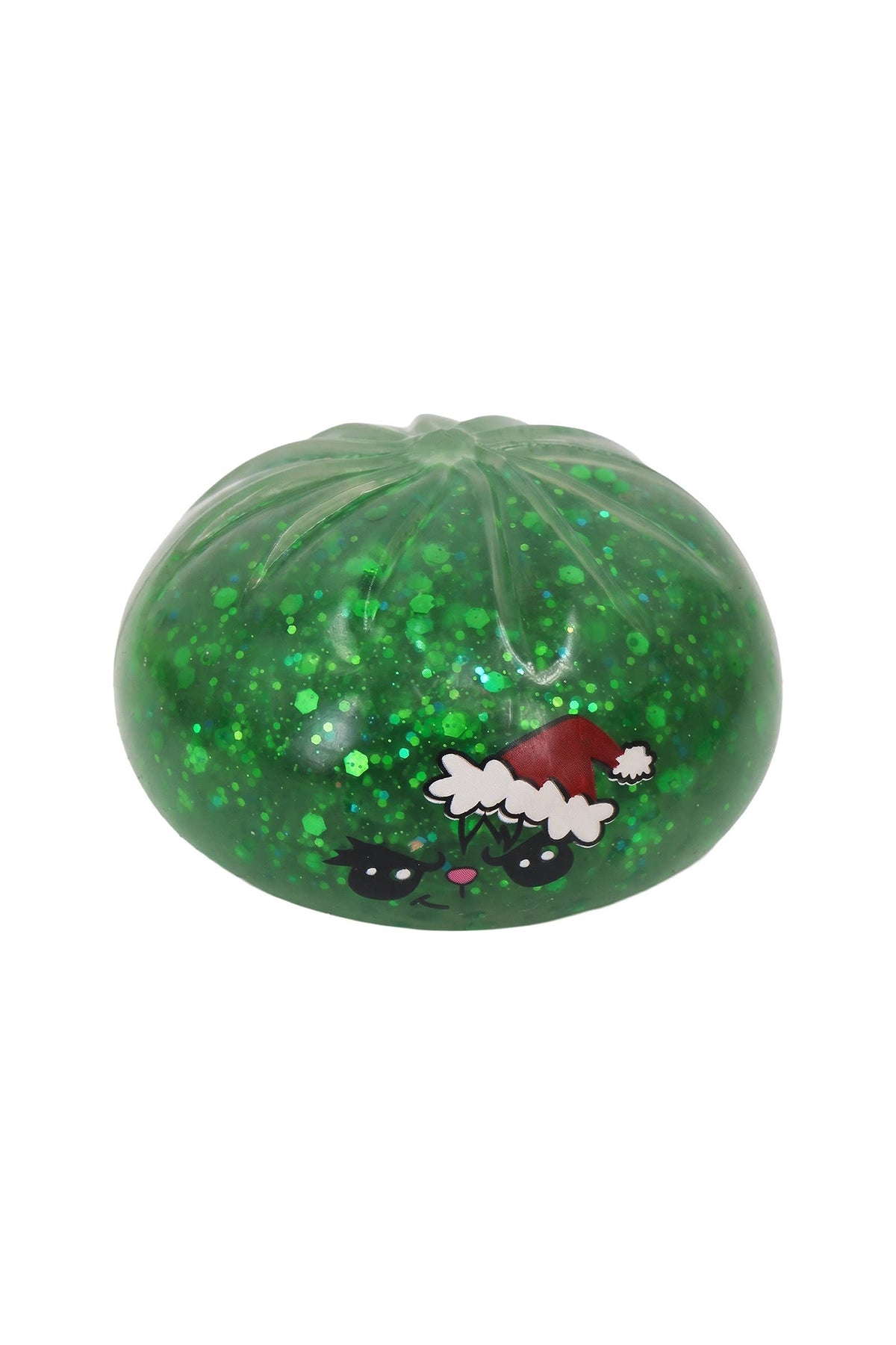Christmas Metallic Glitter Dumpling Jelly Slime TPR Squishy: ASSORTED / ONE SIZE
