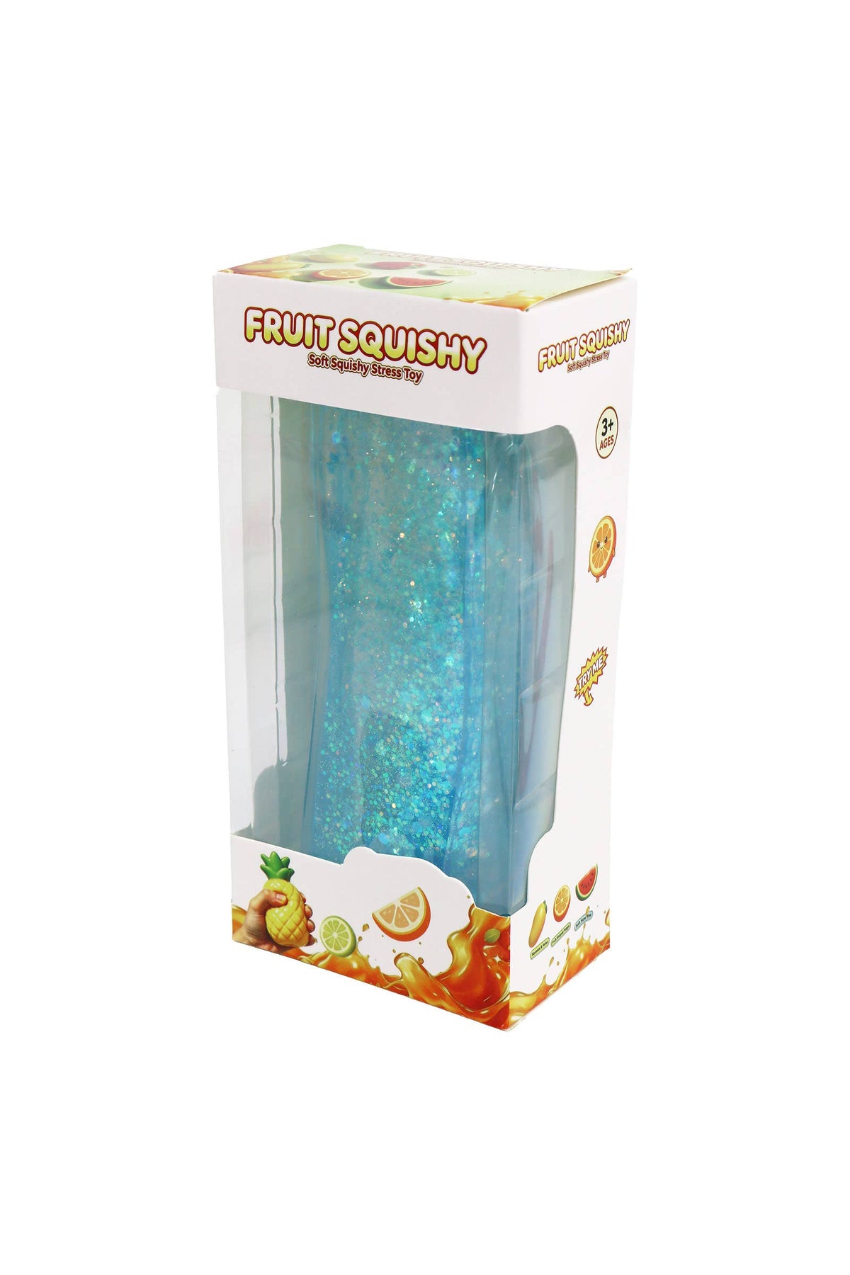 Glittery Butter Coconut Oil Jelly Zero Rebound Squishy: ASSORTED / ONE SIZE
