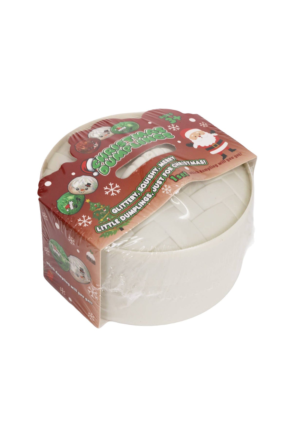 Christmas Metallic Glitter Dumpling Jelly Slime TPR Squishy: ASSORTED / ONE SIZE