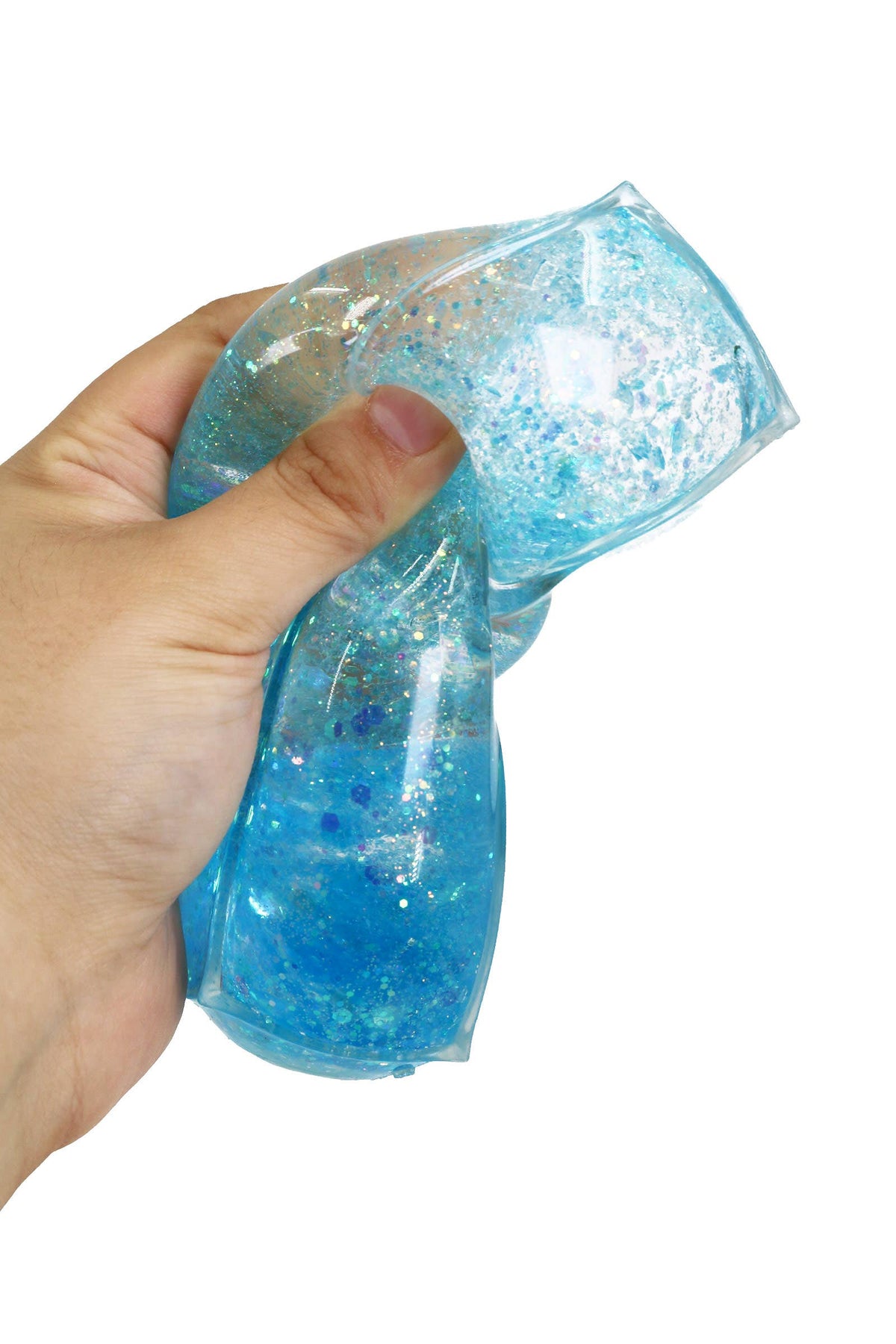 Glittery Butter Coconut Oil Jelly Zero Rebound Squishy: ASSORTED / ONE SIZE