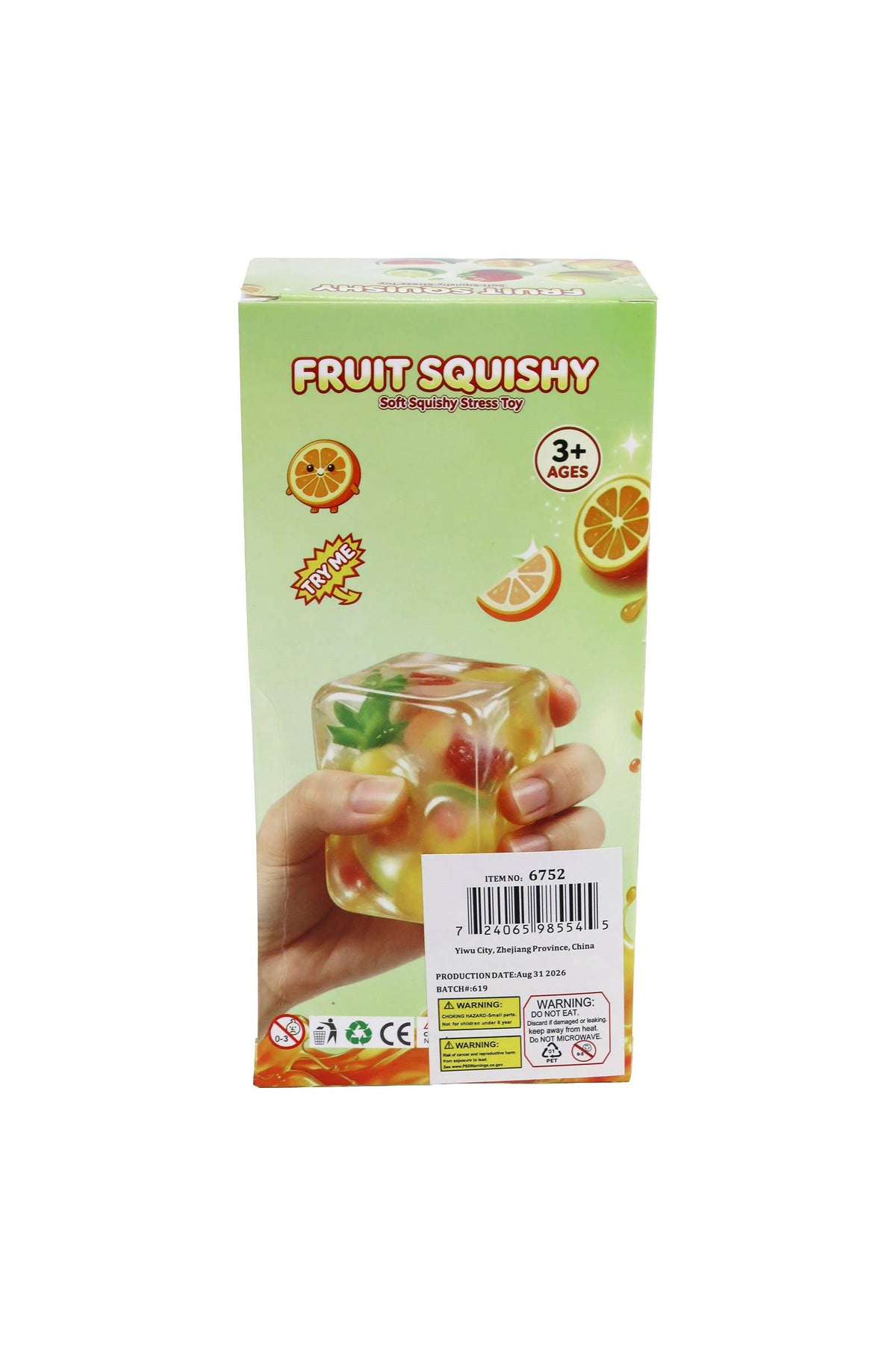 Glittery Butter Coconut Oil Jelly Zero Rebound Squishy: ASSORTED / ONE SIZE