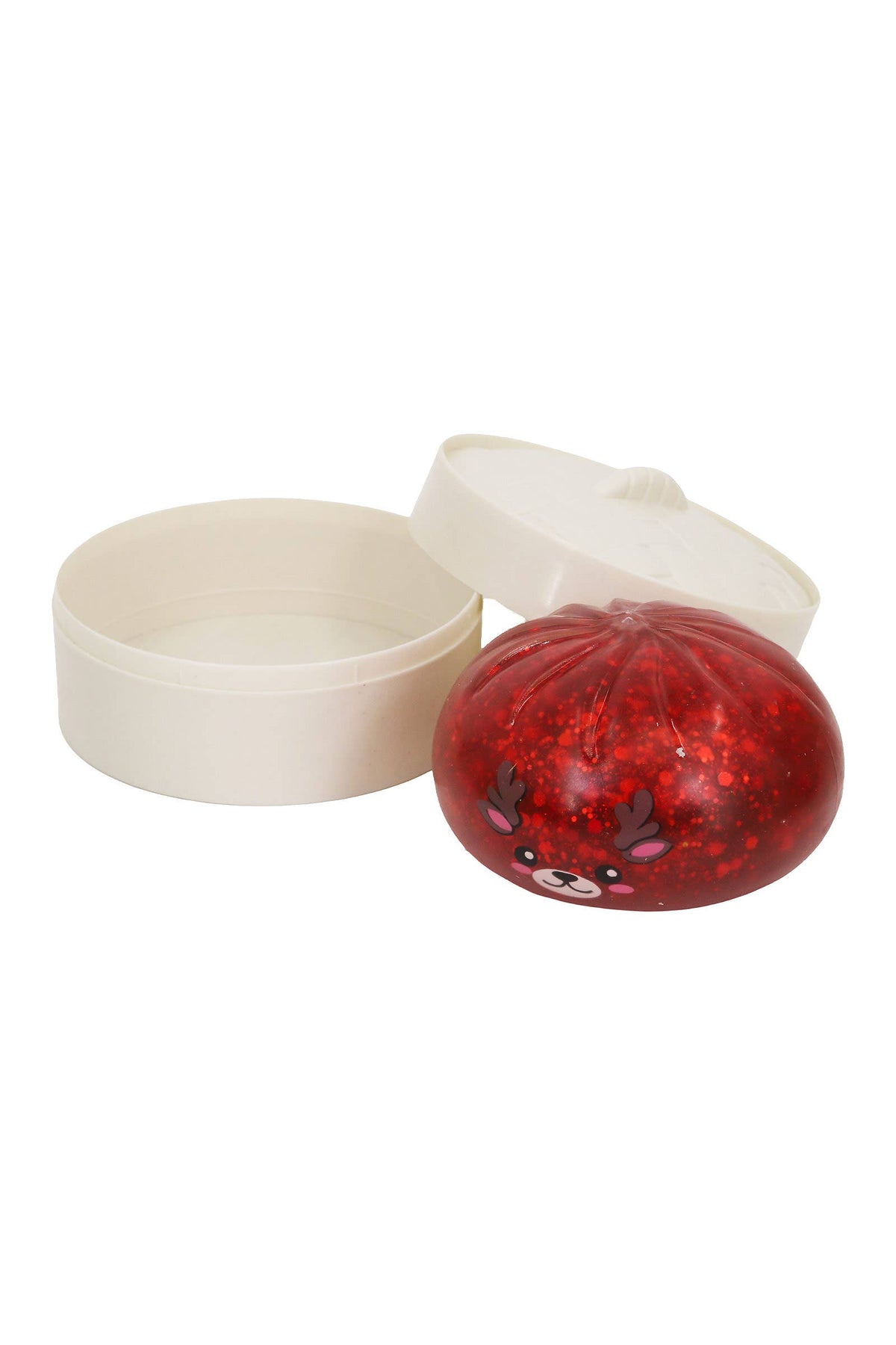 Christmas Metallic Glitter Dumpling Jelly Slime TPR Squishy: ASSORTED / ONE SIZE